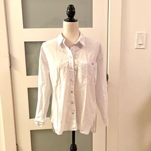 Esprit White Casual Button Down Shirt